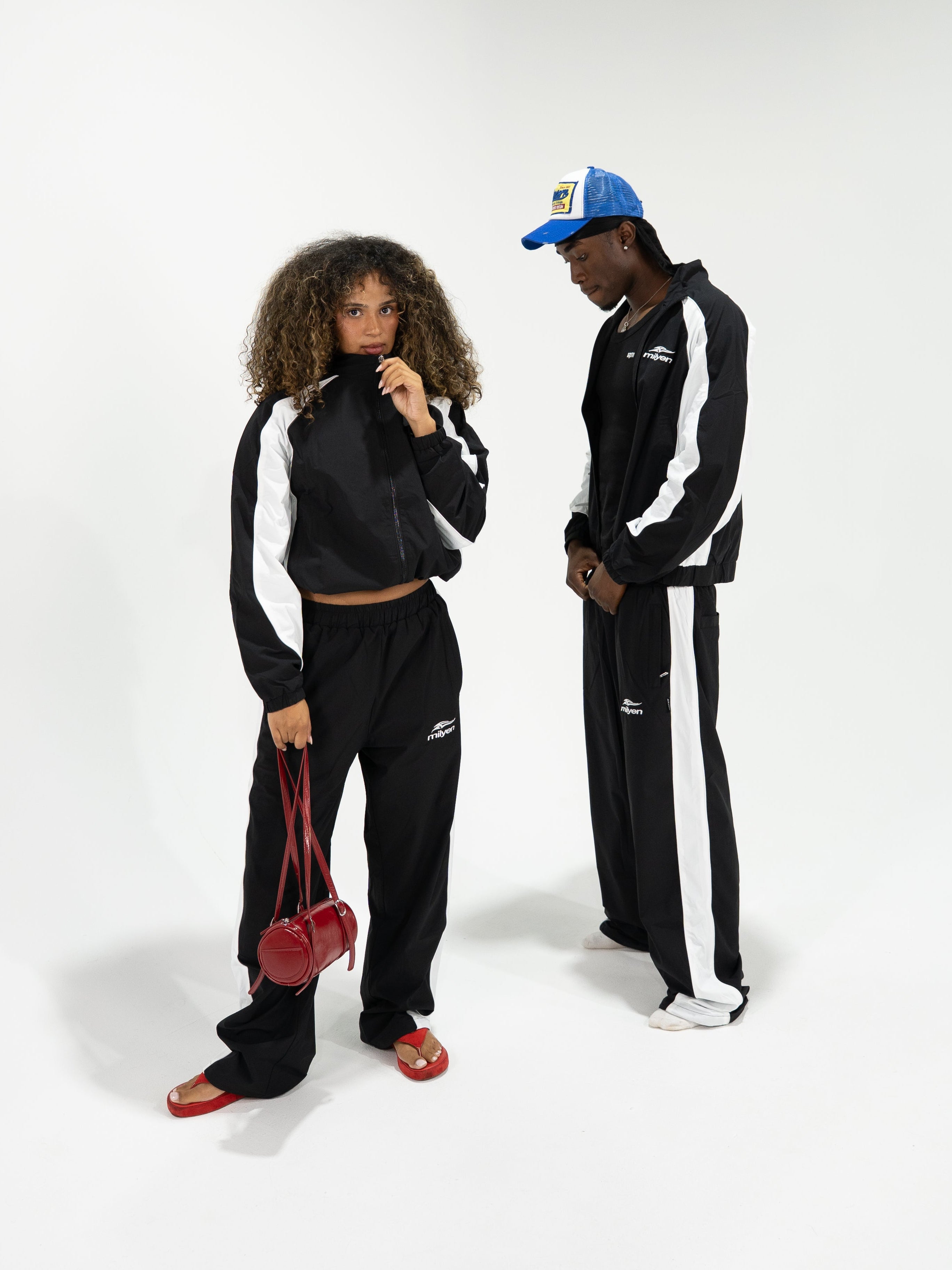 NYLON TRACKSUIT SET