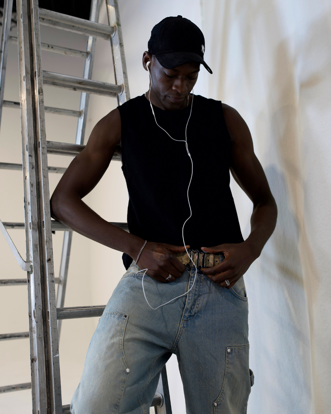 CHROME LOGO BELT DIGITAL CAMO