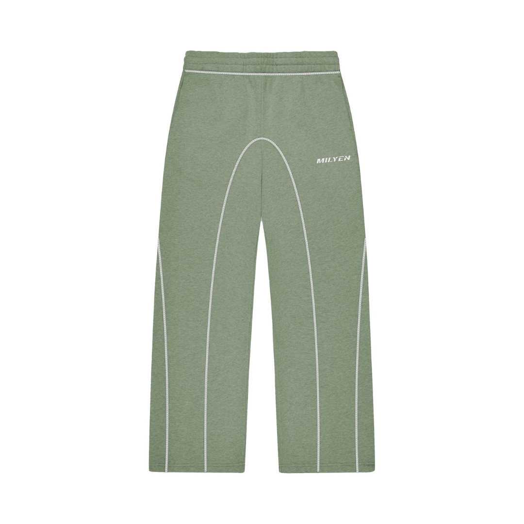 STRIPED JOGGER OLIVE