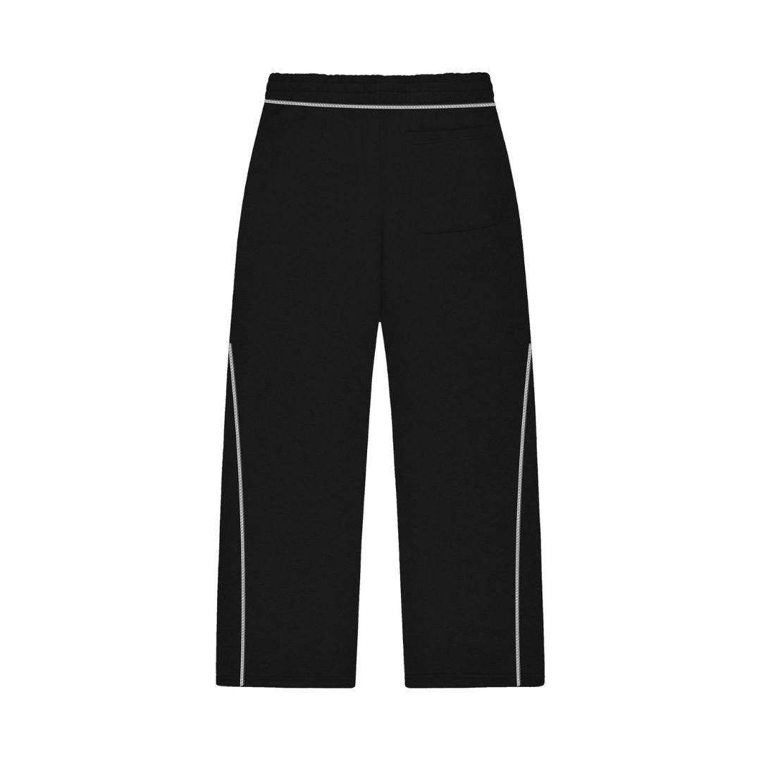 STRIPED JOGGER BLACK