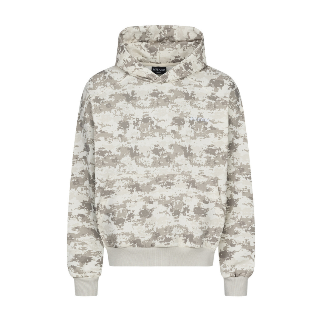 DIGITAL CAMO HOODIE BEIGE