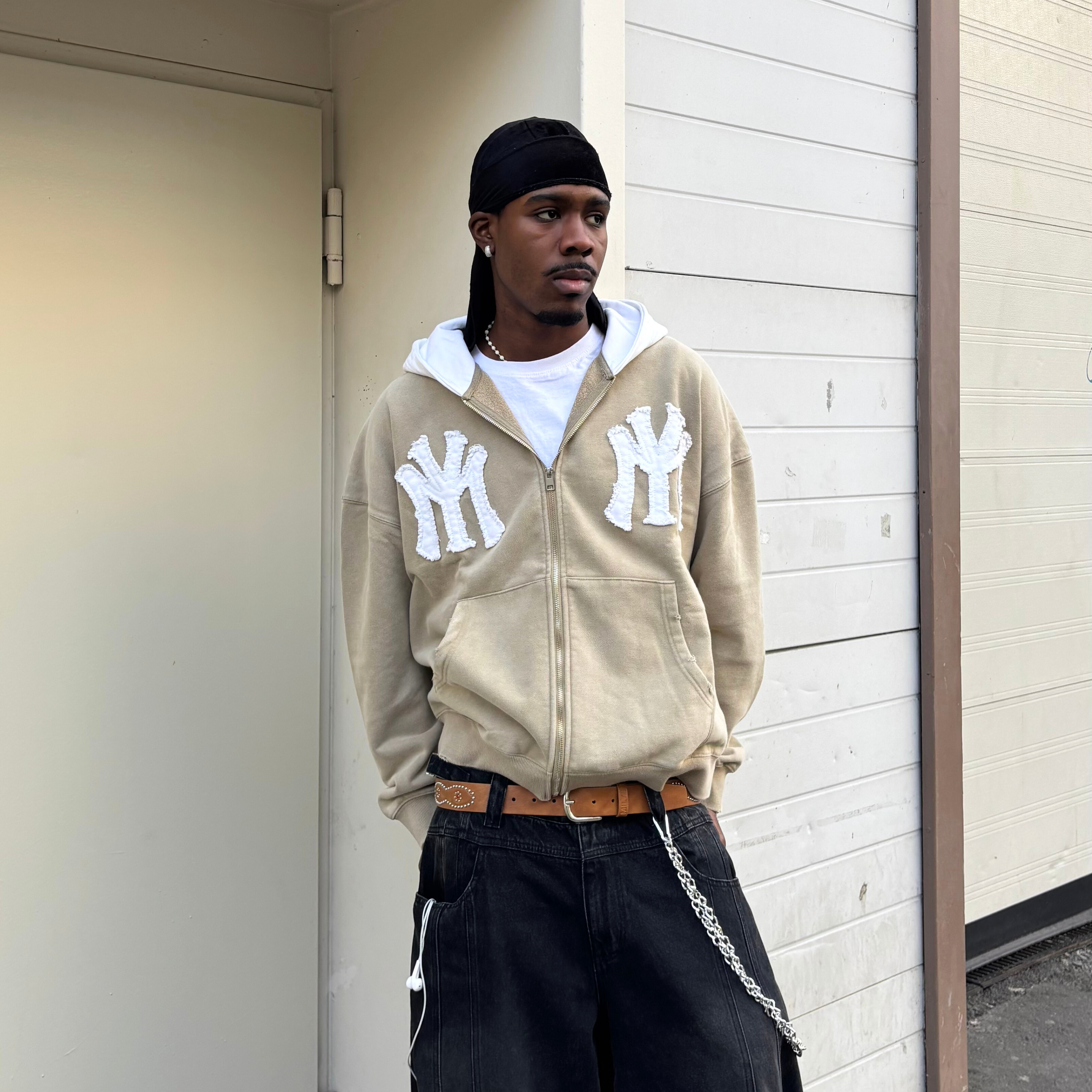 DOUBLE LOGO ZIP