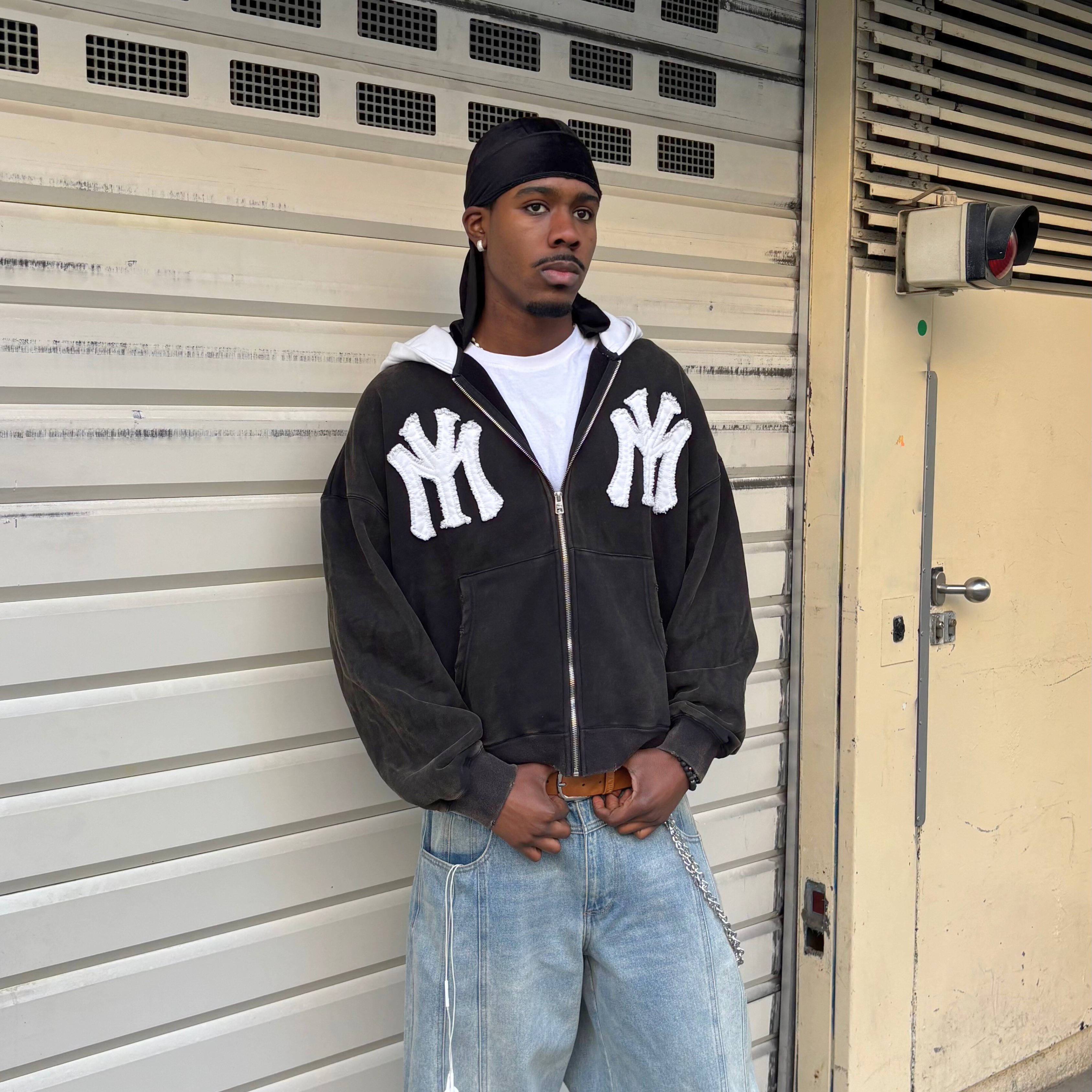 DOUBLE LOGO ZIP