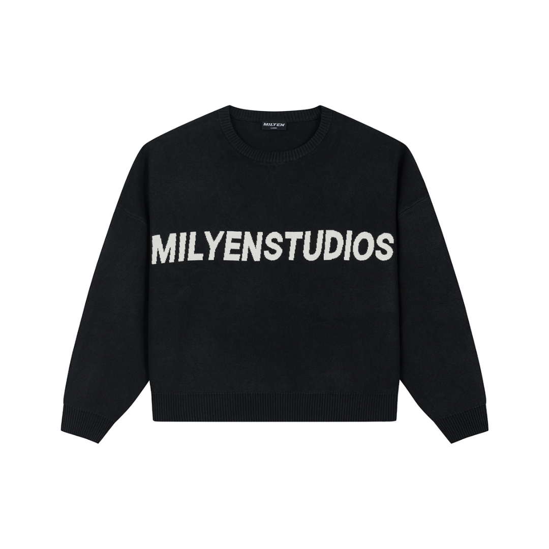 KNIT SWEATER BLACK